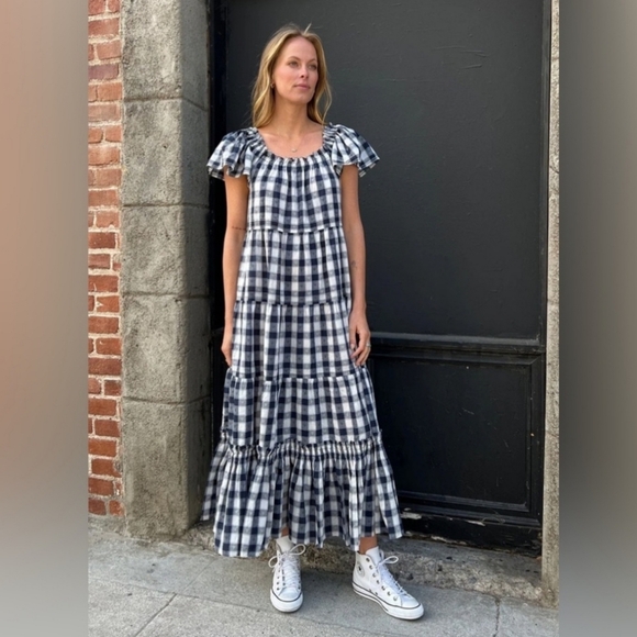 The GREAT. Nightingale gingham dressxsmall